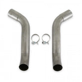 Exhaust Tips GM C1500, K1500 Stealth Exit Fits 1988-1998 GM C1500, K1500 (GMt400) Trucks And Suvs 409 Stainless Steel 2.5-Inch Stealth Exit Tips Hooker BlackHeart