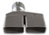 1970-1974 Mopar E-Body Gen III Hemi Swap Exhaust System 3 Inch Dual 304 Stainless Steel With Quad Polished Tips Fits Into Slots In Bottom Of The R, T Style Rear Valance Panel Hooker BlackHeart