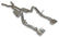 1970-1974 Mopar E-Body Gen III Hemi Swap Exhaust System 3 Inch Dual 304 Stainless Steel With Quad Polished Tips Fits Into Slots In Bottom Of The R, T Style Rear Valance Panel Hooker BlackHeart