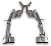 1970-1974 Mopar E-Body Gen III Hemi Swap Exhaust System 3 Inch Dual 304 Stainless Steel With Quad Polished Tips Fits Into Slots In Bottom Of The R, T Style Rear Valance Panel Hooker BlackHeart