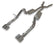1970-1974 Mopar E-Body Gen III Hemi Swap Exhaust System 3 Inch Dual 304 Stainless Steel With Quad Polished Tips Fits Into Slots In Bottom Of The R, T Style Rear Valance Panel Hooker BlackHeart