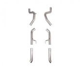 3.0 Inch 304 Stainless Steel Hemi Swap Exhaust System 1968-1970 Mopar B-Body 3.0 Inch 304 Stainless Steel Gen III Hemi Header Back Swap Exhaust System Aggressive To Moderate Sound Hooker BlackHeart