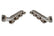 Gen III Hemi Swap Headers Stainless Gen III Hemi Swap Headers 1-3, 4 Inch Shorty 304 Stainless Steel Hooker BlackHeart