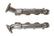 Gen III Hemi Swap Headers Stainless Gen III Hemi Swap Headers 1-3, 4 Inch Shorty 304 Stainless Steel Hooker BlackHeart