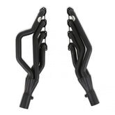 Gen III Hemi Swap Mid-Length Headers Black Painted Fits 1972-1974 Dodge D100, D150 1974 Dodge Ramcharger And 1974 Plymouth Trailduster 2-Wheel Drive Hooker BlackHeart