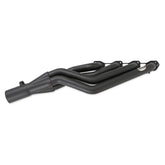 Gen III Hemi Swap Mid-Length Headers Black Painted Fits 1972-1974 Dodge D100, D150 1974 Dodge Ramcharger And 1974 Plymouth Trailduster 2-Wheel Drive Hooker BlackHeart