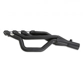 Gen III Hemi Swap Mid-Length Headers Black Painted Fits 1972-1974 Dodge D100, D150 1974 Dodge Ramcharger And 1974 Plymouth Trailduster 2-Wheel Drive Hooker BlackHeart