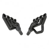 Gen III Hemi Swap Mid-Length Headers Black Painted Fits 1972-1974 Dodge D100, D150 1974 Dodge Ramcharger And 1974 Plymouth Trailduster 2-Wheel Drive Hooker BlackHeart