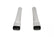 Exhaust Tips Super Bee Style Polished 340 Stainless Steel 3.0 Inch Inlet With Rectangular Oval Oulet Clamp-On Set Of 2 Pieces Hooker BlackHeart