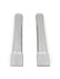 Exhaust Tips Super Bee Style Polished 340 Stainless Steel 3.0 Inch Inlet With Rectangular Oval Oulet Clamp-On Set Of 2 Pieces Hooker BlackHeart