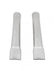 Exhaust Tips Super Bee Style Polished 340 Stainless Steel 3.0 Inch Inlet With Rectangular Oval Oulet Clamp-On Set Of 2 Pieces Hooker BlackHeart