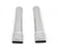 Exhaust Tips Super Bee Style Polished 340 Stainless Steel 3.0 Inch Inlet With Rectangular Oval Oulet Clamp-On Set Of 2 Pieces Hooker BlackHeart