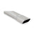 Exhaust Tips Super Bee Style Polished 340 Stainless Steel 3.0 Inch Inlet With Rectangular Oval Oulet Clamp-On Set Of 2 Pieces Hooker BlackHeart