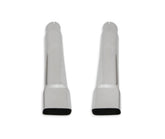 Exhaust Tips Super Bee Style Polished 340 Stainless Steel 2.5 Inch Inlet With Rectangular Oval Oulet Clamp-On Set Of 2 Pieces Hooker BlackHeart