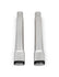 Exhaust Tips Super Bee Style Polished 340 Stainless Steel 2.5 Inch Inlet With Rectangular Oval Oulet Clamp-On Set Of 2 Pieces Hooker BlackHeart