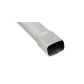 Exhaust Tips Super Bee Style Polished 340 Stainless Steel 2.5 Inch Inlet With Rectangular Oval Oulet Clamp-On Set Of 2 Pieces Hooker BlackHeart