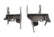 Engine Mount Brackets 1997-2006 Jeep Wrangler Tj, Lj With LS Or Lt Engine Swap Hooker BlackHeart