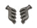 Lt Swap Exhaust Manifolds Natural Cast Finish Multi-Fit GM Lt Exhaust Manifolds 2.50-Inch Outlet Hooker BlackHeart