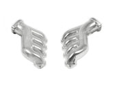 Lt Swap Exhaust Manifolds Silver Ceramic Finish Multi-Fit GM Lt Exhaust Manifolds 2.50 Inch Outlet Hooker BlackHeart