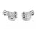 Lt Swap Exhaust Manifolds Silver Ceramic Finish Multi-Fit GM Lt Exhaust Manifolds 2.50 Inch Outlet Hooker BlackHeart