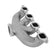 Lt Swap Exhaust Manifolds Center Dump Natural Cast Multi-Fit GM Gen V Lt Engines 2.50-In. Outlet Block Hugger Style With Center Dump Outlet Hooker BlackHeart