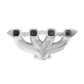 Lt Swap Exhaust Manifolds Center Dump Silver Ceramic Multi-Fit GM Gen V Lt Engines 2.50-In. Outlet Block Hugger Style With Center Dump Outlet Hooker BlackHeart