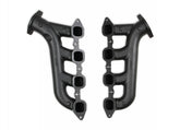 Lt Swap Exhaust Manifolds Black Ceramic Finish Multi-Fit GM Lt Exhaust Manifolds 2.50 Inch Outlet Hooker BlackHeart