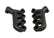 Lt Swap Exhaust Manifolds Black Ceramic Finish Multi-Fit GM Lt Exhaust Manifolds 2.50 Inch Outlet Hooker BlackHeart