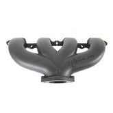 Lt Swap Exhaust Manifolds Center Dump Black Ceramic Multi-Fit GM Gen V Lt Engines 2.50-In. Outlet Block Hugger Style With Center Dump Outlet Hooker BlackHeart