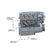 Lt Swap Exhaust Manifolds Rear Dump Natural Cast Multi-Fit GM Gen V Lt Engines 2.50-In. Outlet Hooker BlackHeart