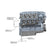 Lt Swap Exhaust Manifolds Rear Dump Sbc Exit Natural Cast Multi-Fit GM Gen V Lt Engines 2.50-In. Outlet Hooker BlackHeart