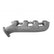 Lt Swap Exhaust Manifolds Rear Dump Sbc Exit Natural Cast Multi-Fit GM Gen V Lt Engines 2.50-In. Outlet Hooker BlackHeart