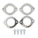 Lt Swap Exhaust Manifolds Rear Dump Sbc Exit Black Multi-Fit GM Gen V Lt Engines 2.50-In. Outlet Hooker BlackHeart