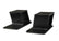 Engine Mount Brackets Gen III Hemi Engine Swap Engine Mounting Brackets For 1972-1993 Dodge D100, D150 2WD Truck, 1974-1993 Ramcharger 2WD, And 1974-1981 Trailduster 2WD Hooker BlackHeart