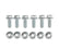 Engine Swap Brackets 1963-1967 GM C10 LS, Lt Engine Swap Frame Brackets Fits 2WD Trucks With Wide Frame Rails Hooker BlackHeart