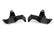 Engine Swap Brackets 1963-1967 GM C10 LS, Lt Engine Swap Frame Brackets Fits 2WD Trucks With Wide Frame Rails Hooker BlackHeart
