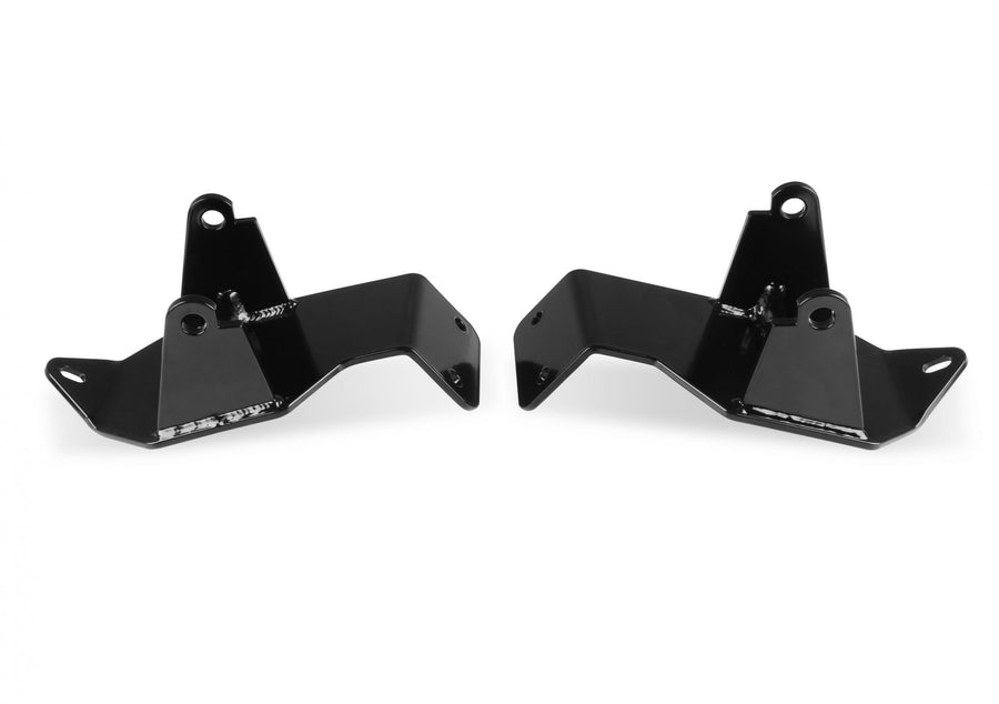 Engine Swap Brackets 1963-1967 GM C10 LS, Lt Engine Swap Frame Brackets Fits 2WD Trucks With Wide Frame Rails Hooker BlackHeart