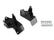 Engine Swap Brackets 1963-1967 GM C10 LS, Lt Engine Swap Frame Brackets Fits 2WD Trucks With Wide Frame Rails Hooker BlackHeart