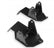 Engine Swap Brackets 1963-1967 GM C10 LS, Lt Engine Swap Frame Brackets Fits 2WD Trucks With Wide Frame Rails Hooker BlackHeart