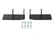 Standard LS Swap Mount Brackets Dual Mounting Position Fits GM 1973-1998 K10, K1500 4Wd Trucks Hooker BlackHeart