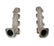 Gen III Hemi Swap Exhaust Manifolds Gen III Hemi Swap Exhaust Manifolds With 2.5-Inch Outlets Natural Cast Finish Hooker BlackHeart