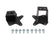 Engine Mount Brackets 1970-1974 Dodge Challenger And Plymouth Barracuda Gen III Hemi Engine Mounting Brackets With V8 K-Member Hooker BlackHeart