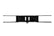 Transmission Crossmember 1970-1974 Dodge Challenger And Plymouth Barracuda Transmission Crossmember For Gen III Hemi Swap Hooker BlackHeart