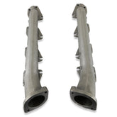 Gen III Hemi Swap Exhaust Manifolds Low Profile Gen III Hemi Swap Exhaust Manifolds With 2.5-Inch Outlets Natural Cast Hooker BlackHeart