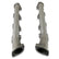 Gen III Hemi Swap Exhaust Manifolds Low Profile Gen III Hemi Swap Exhaust Manifolds With 2.5-Inch Outlets Natural Cast Hooker BlackHeart