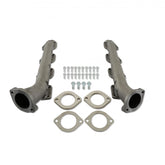 Gen III Hemi Swap Exhaust Manifolds Low Profile Gen III Hemi Swap Exhaust Manifolds With 2.5-Inch Outlets Natural Cast Hooker BlackHeart