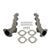 Gen III Hemi Swap Exhaust Manifolds Low Profile Gen III Hemi Swap Exhaust Manifolds With 2.5-Inch Outlets Natural Cast Hooker BlackHeart