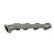 Gen III Hemi Swap Exhaust Manifolds Low Profile Gen III Hemi Swap Exhaust Manifolds With 2.5-Inch Outlets Natural Cast Hooker BlackHeart