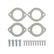 Gen III Hemi Swap Exhaust Manifolds Low Profile Gen III Hemi Swap Exhaust Manifolds With 2.5-Inch Outlets Black Ceramic Hooker BlackHeart