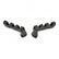 Gen III Hemi Swap Exhaust Manifolds Low Profile Gen III Hemi Swap Exhaust Manifolds With 2.5-Inch Outlets Black Ceramic Hooker BlackHeart